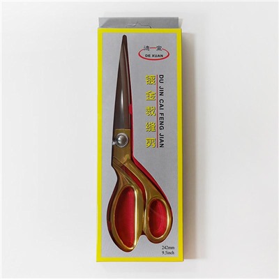 Ножницы 240мм (золотая ручка)