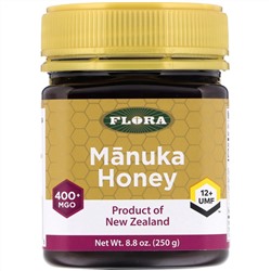Flora, Manuka Honey, MGO 400+, 8.8 oz (250 g)