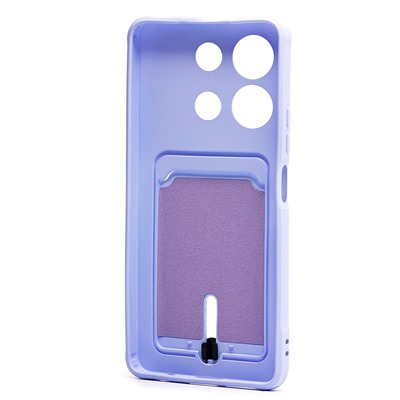 Чехол-накладка - SC304 с картхолдером для "Infinix Note 30 4G" (light violet) (228187)