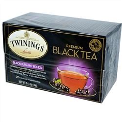 Twinings, черный чай премиальной качества, черная смородина, 20 чайных пакетиков, 40 г (1,41 унции)