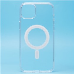 Чехол-накладка SafeMag для "Apple iPhone 14 Plus" (прозрачный)