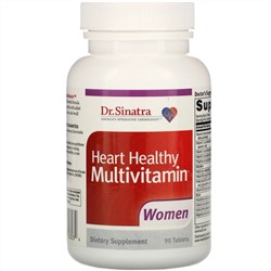 Dr. Sinatra, Heart Healthy Multivitamin, Women, 90 Tablets