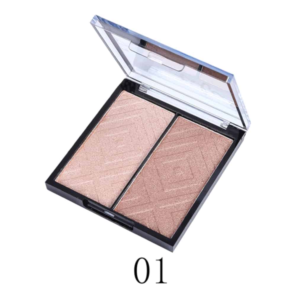 Хайлайтер 2 в 1. Хайлайтер 2 цвета. Хайлайтер севентин 01. Only Beauty Highlighter es1554.