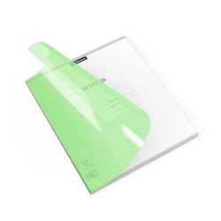 Тетрадь  12л линия с пластиковой обложкой 56349 Классика CoverPrо Neon зеленая 56349 Erich Krause