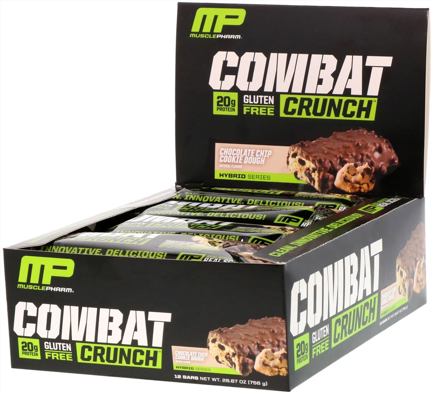 Купить MusclePharm, Combat Crunch, со вкусом шоколадного печенья