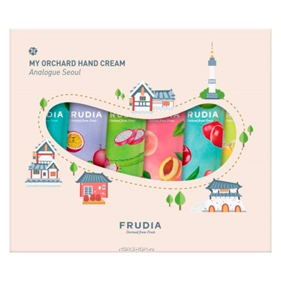 Подарочный набор кремов для рук Коллекция "Традиционный Сеул" Analogue Seoul My Orchard Hand Cream Gift Set Frudia, Корея Акция