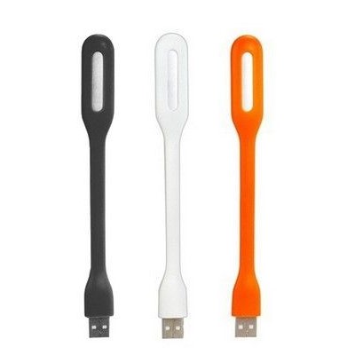 Фонарик универсальный USB, белый/черный