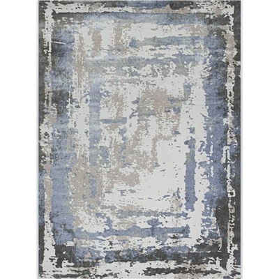 Ковёр прямоугольный Rimma Lux 36897J, размер 60x110 см, цвет blue/grey