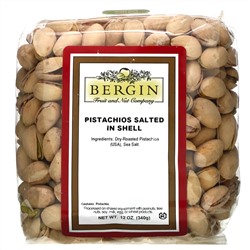 Bergin Fruit and Nut Company, Pistachios Salted in Shell, 12 oz (340 g)