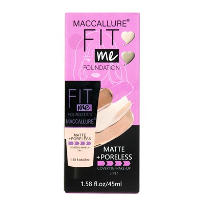 Maccallure  тональный крем  Fit me matte+poreless, тон 03