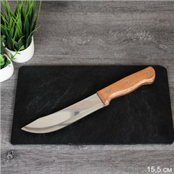 Нож кухонный 28х15,5 см/ручка дерево/ C40-603 /уп 144/