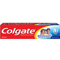 Colgate зубная паста Максим.защита от кариеса "Свежая мята"50мл