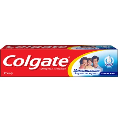 Colgate зубная паста Максим.защита от кариеса "Свежая мята"50мл