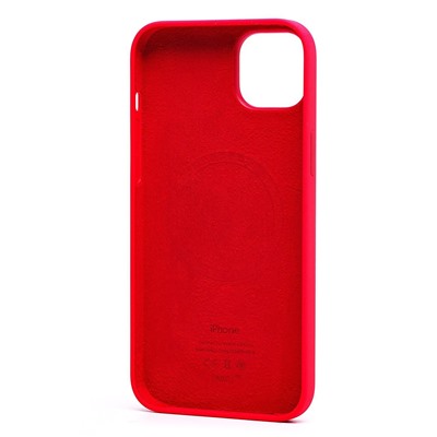 Чехол-накладка ORG Silicone Case SafeMag с анимацией для "Apple iPhone 14 Plus" (product red)