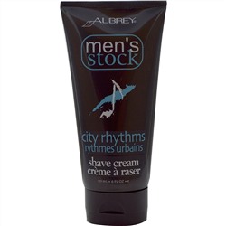 Aubrey Organics, Men's Stock, крем для бритья, City Rhythms, 177 мл