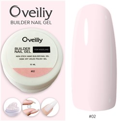Oveiliy, Моделирующий гель-пластилин Builder Nail Gel #02, 15 мл