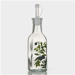 Бутылка стеклянная для соусов и масла Доляна «Олива», 200 мл, 4,5×29 см