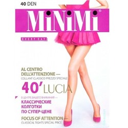 Колготки женские MINIMI Lucia 40 den 4 Caramello