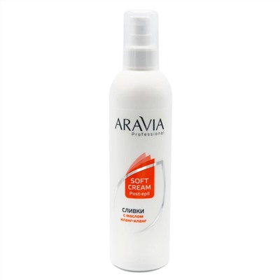 398605 ARAVIA Professional Сливки для восстановления рН кожи с маслом иланг-иланг, 300 мл./16