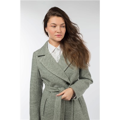 01-08400 Пальто женское демисезонное(пояс)