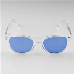 Очки солнцезащитные "Мастер К.", uv 400, 14,5 х 14,5 х 5 см, линза 4.5 х 5 х 5 см, голубые