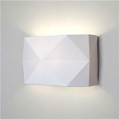 Настенный светильник с тканевым абажуром 3315 Kantoor White