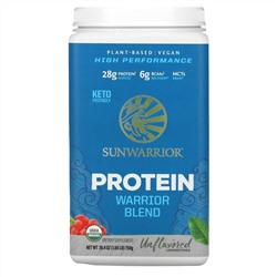 Sunwarrior, Warrior Blend Protein, Organic Plant-Based, Unflavored, 1.65 lb (750 g)