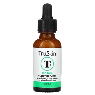 TruSkin, Tea Tree Super Serum+, 1 fl oz (30 ml)