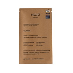 Шоколад кешью с гречишным чаем "Cookie" Mojo Cacao, 20 г