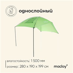 Тент на багажник автомобиля Maclay, 280х190 см