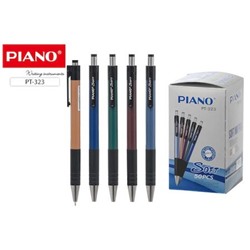 Ручка автоматическая шариковая масляная PT-323 "Piano" 0.5мм синяя Piano