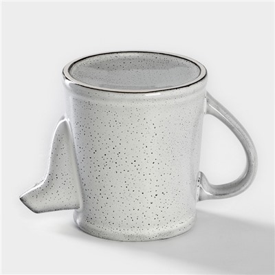 Чайник фарфоровый Nebbia, 500 мл, цвет серый
