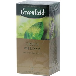 Greenfield. Green Melissa карт.пачка, 25 пак.