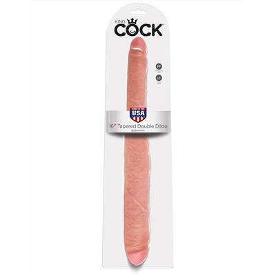 Двусторонний дилдо 16  Tapered Double Dildo - 40,6 см.