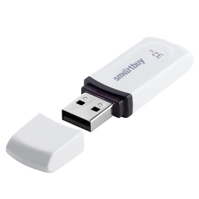 Флэш накопитель USB 32 Гб Smart Buy Paean (white)