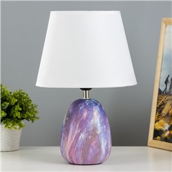 Настольная лампа "Косетт" Е27 40Вт фиолетовый 22,5х22,5х32,5 см RISALUX