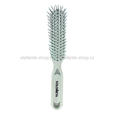 Расческа для распутывания сухих и влажных волос Solomeya Detangling Bio Hair Brush Mint (51)