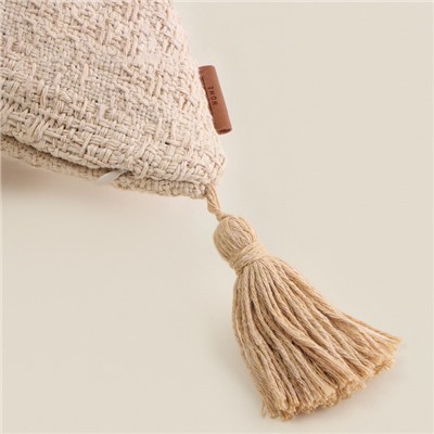 Чехол на подушку SL Home TASSEL 45х45 см, цв. коричневый