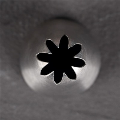 Насадка кондитерская KONFINETTA «Закрытая звезда», d=3 см, выход 0,8 см, нержавеющая сталь