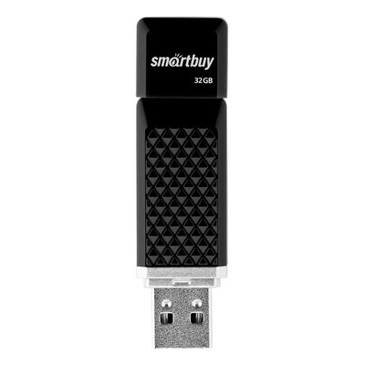 Флэш накопитель USB 32 Гб Smart Buy Quartz (black)