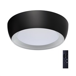 7716/54L AVRA LED SN Светильник металл/акрил/белый/черный LED 54Вт 3000-6500К D500 IP20 пульт ДУ CRONUS