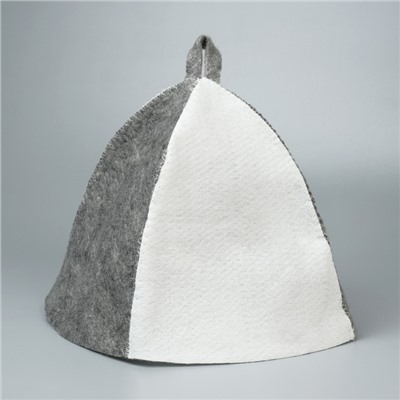 Подарочный набор "4 в 1" Мыло, скраб, шапка комбинированная, мочалка белая