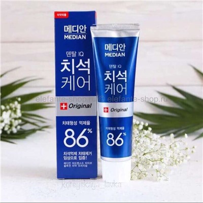 Зубная паста для бережного удаления зубного камня Amore Pacific MEDIAN 86% Toothpaste blue (125)