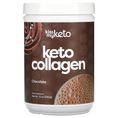 Kiss My Keto, Keto Collagen, Chocolate, 12 oz (340 g)