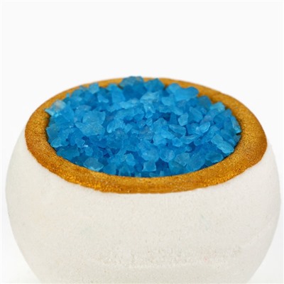 Бомбочка для ванны с морской солью «Природная свежесть», 120 г, аромат свежести, URAL LAB