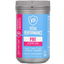 Vital Proteins, Performance, PreWave, натуральная маракуйя, 369 г (13 унций)
