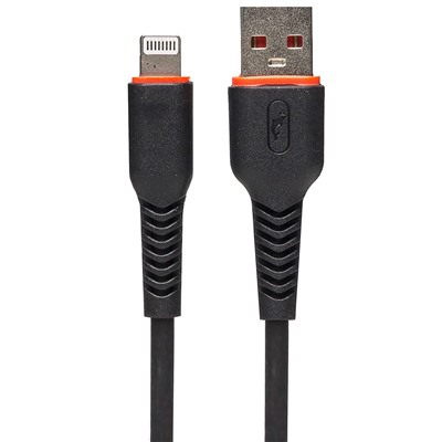Кабель USB - Apple lightning SKYDOLPHIN S54L  100см 2,4A  (black)