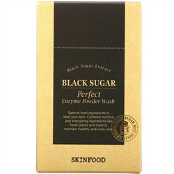 Skinfood, Black Sugar Perfect Enzyme Powder Wash, 30 Packets, 0.04 fl oz (1.2 g) Each