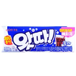 Жевательная резинка со вкусом колы Whatta Big Bubble Gum Lotte, Корея, 23 г Акция