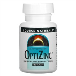 Source Naturals, OptiZinc, 120 Tablets